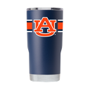 Auburn 20oz Navy Tumbler w-Stripes