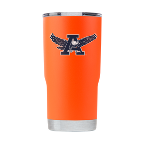 Auburn 20oz "War Eagle" Orange Tumbler