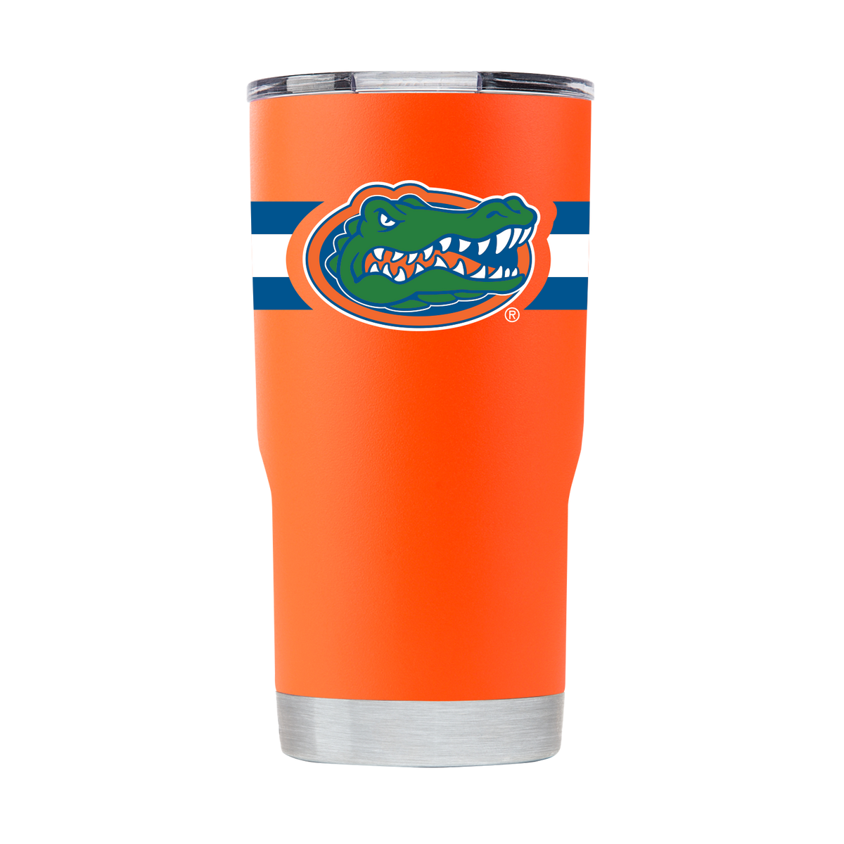 20oz White Gator Coated Tumbler