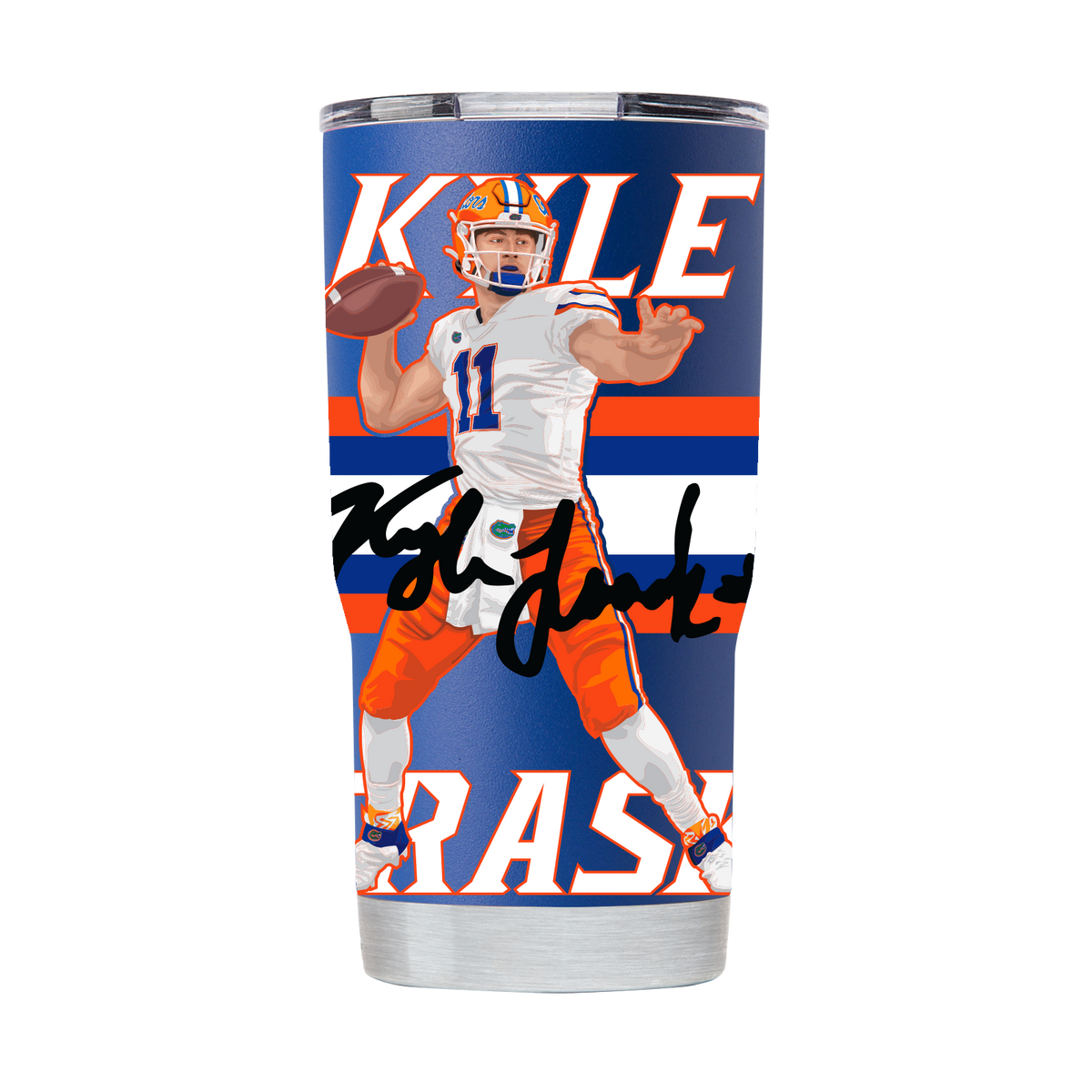 GameTime SideKicks Kyle Trask 20oz Blue Tumbler GameTime Sidekicks