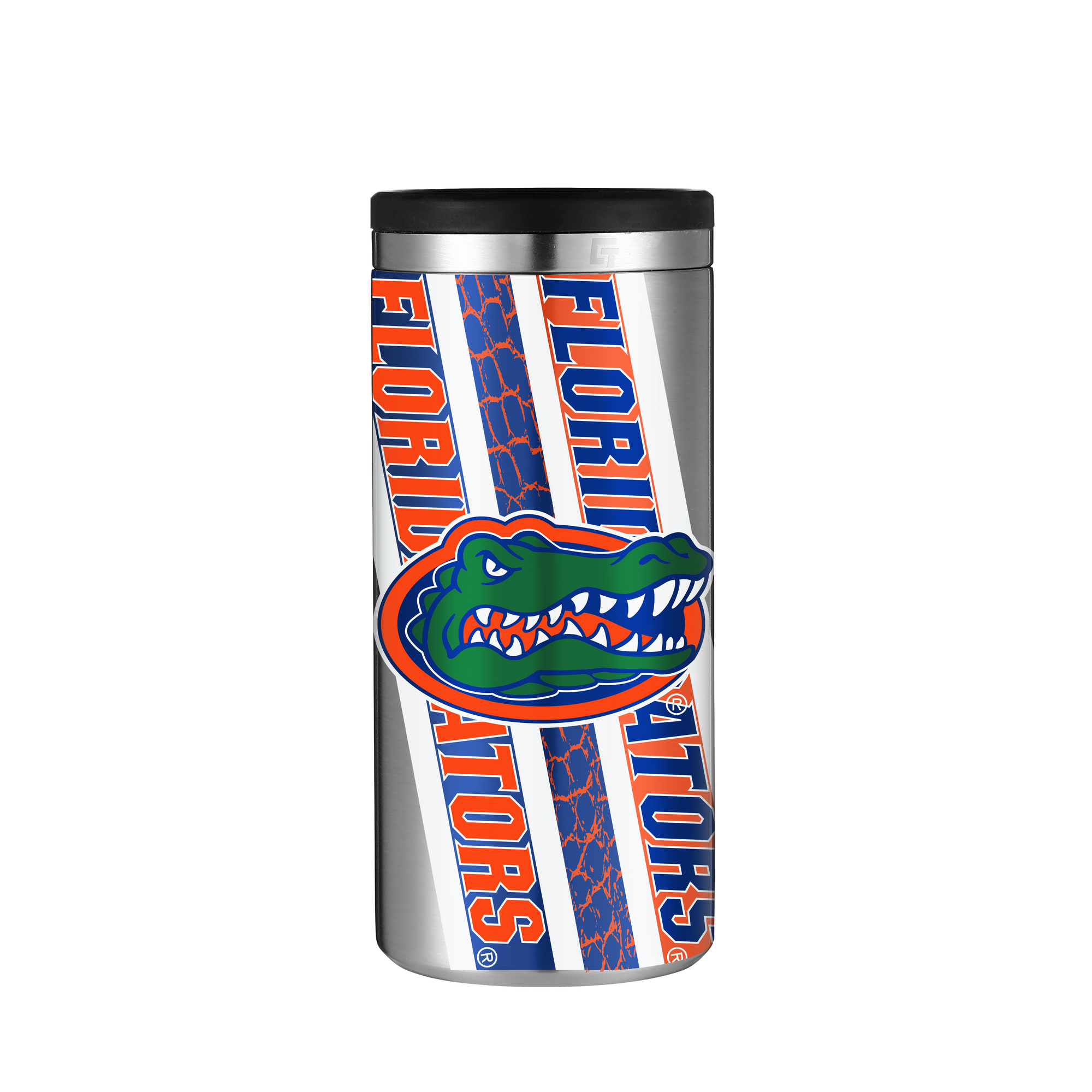 Florida-Stainless Steel Skinny Can Koozie