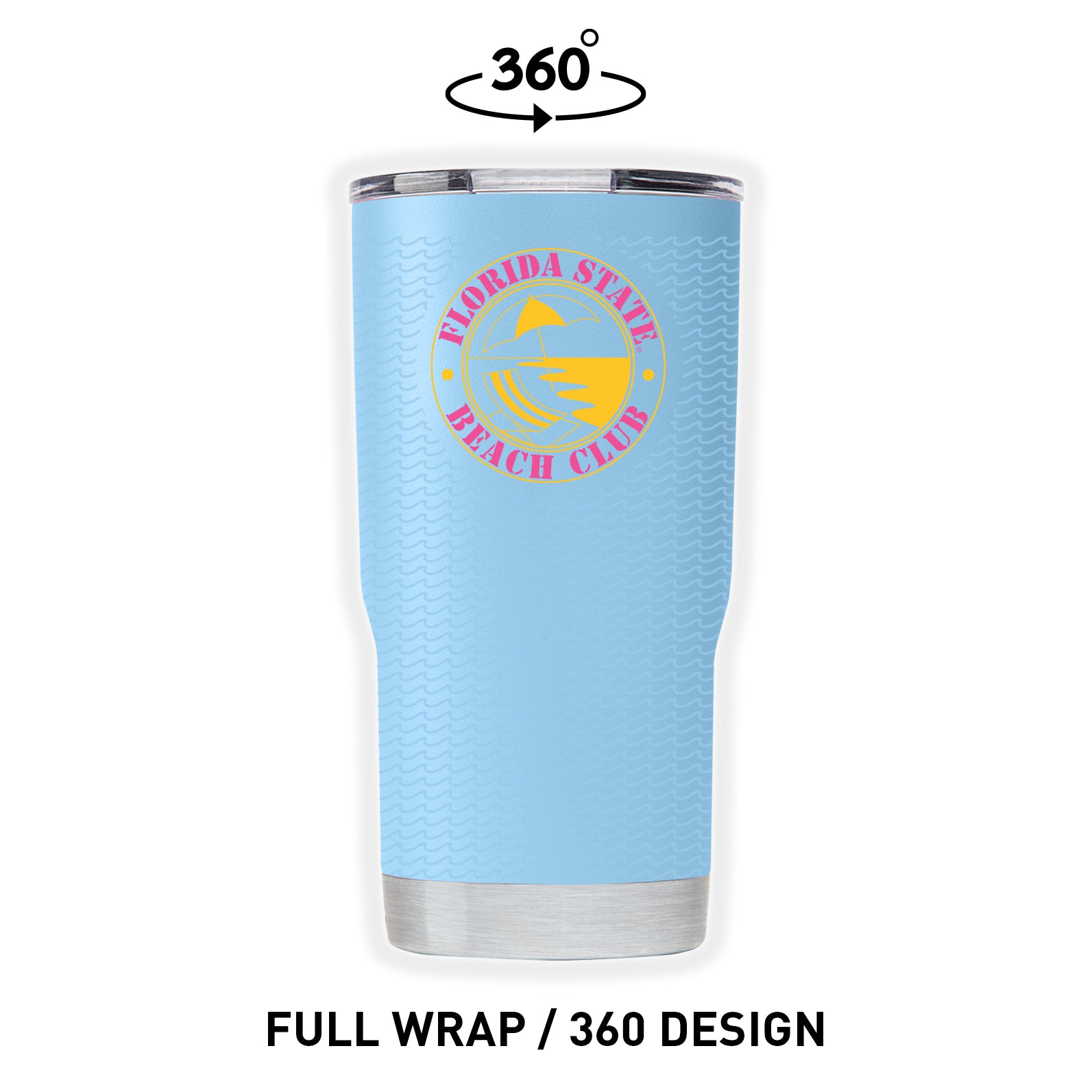 Florida State 20oz Seaside Blue Tumbler