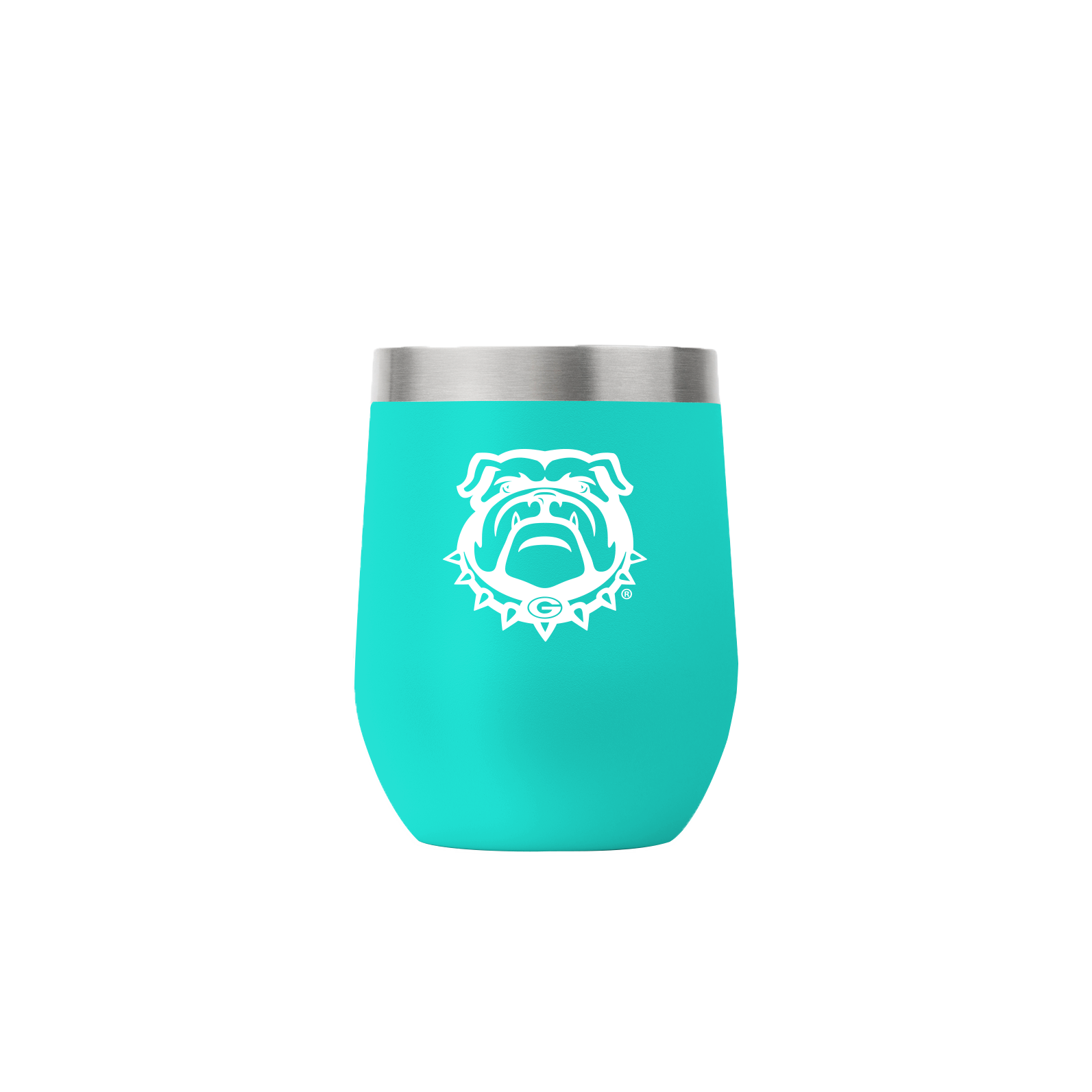 Georgia 12oz Stemless Teal Tumbler