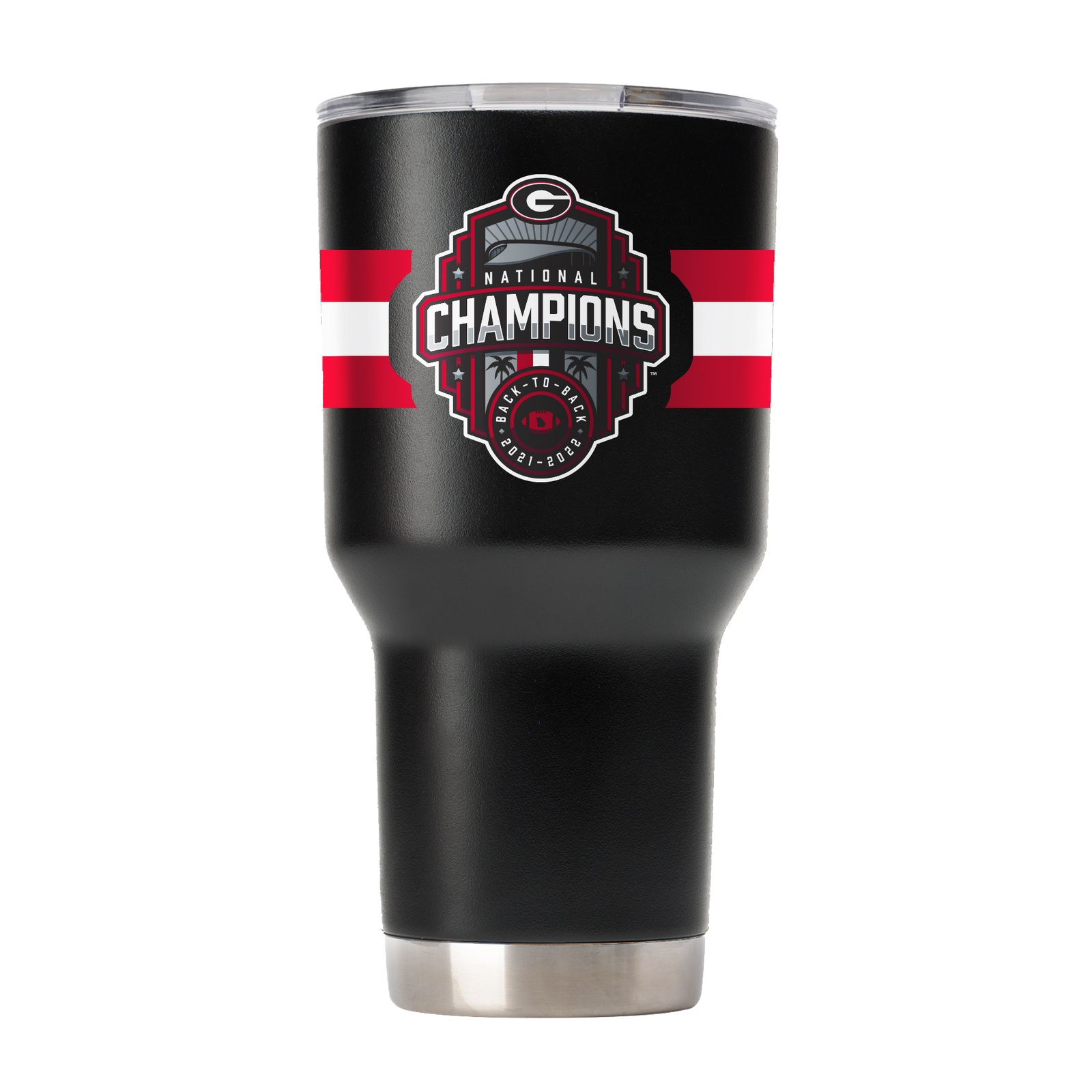 Georgia Bulldogs 40oz. Travel Tumbler with Handle