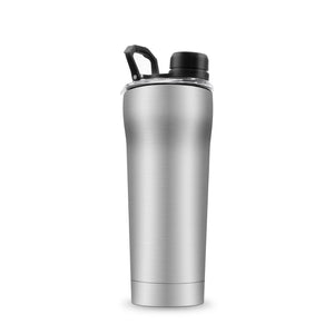 Stainless Steel Shaker Cup-No Logo + Black Lid