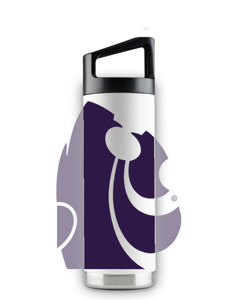 Kansas State Wildcats 16oz. Stainless Steel Water Bottle