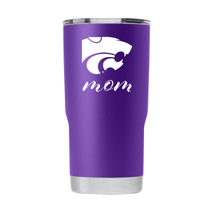 Kansas State 20oz Purple "Mom" Tumbler