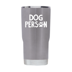 Small Black Poodle 20oz Stainless Tumbler