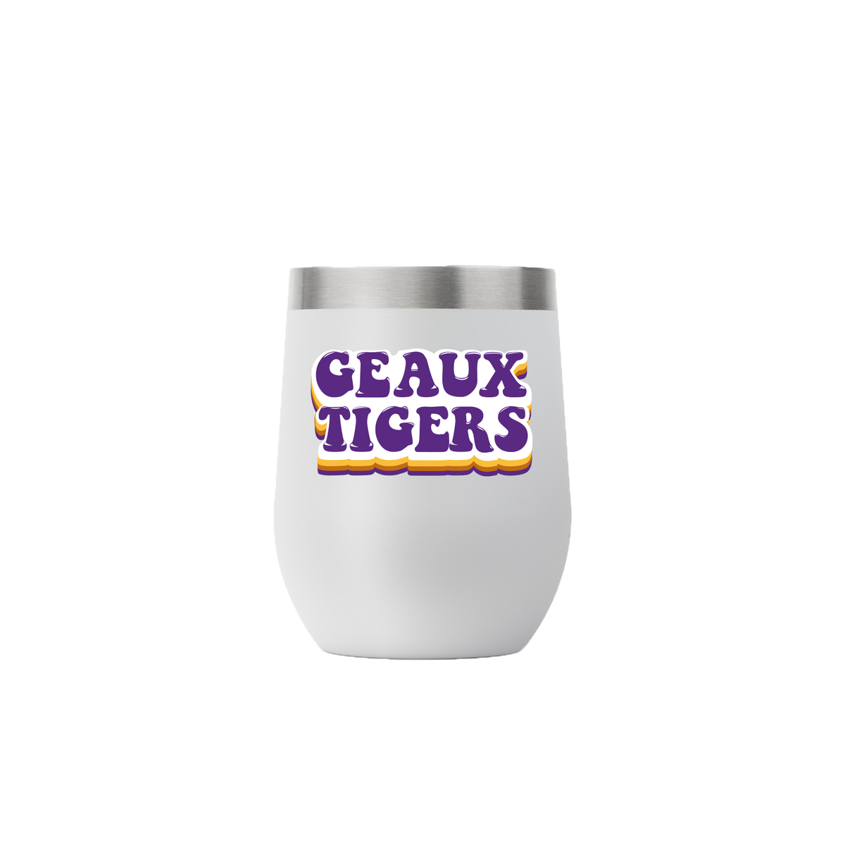 LSU, LSU 12 oz Purple Stemless Tumbler