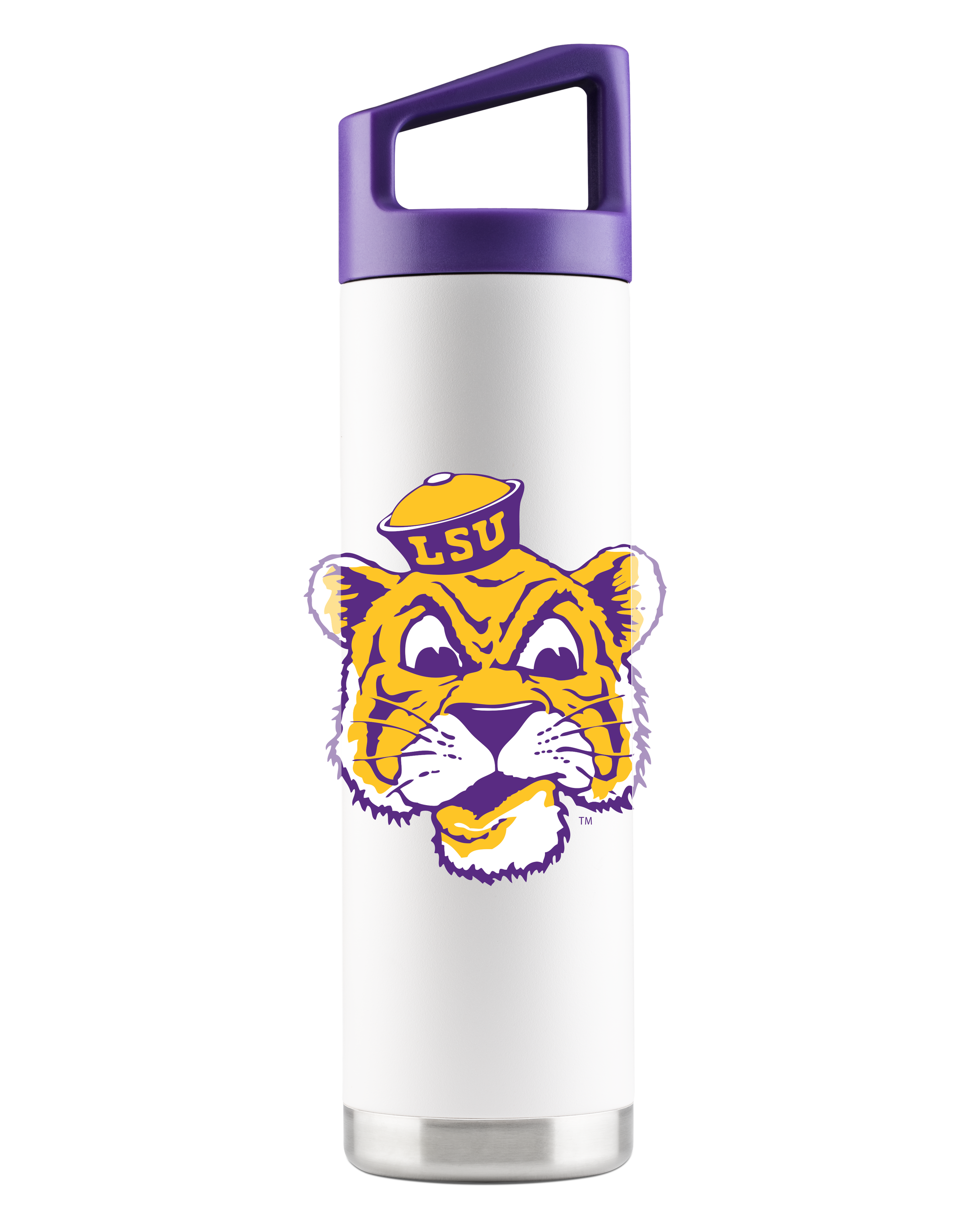 LSU Vault Collection 22oz White Bottle