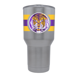 LSU Vault Collection 30oz Stainless Steel Tumbler