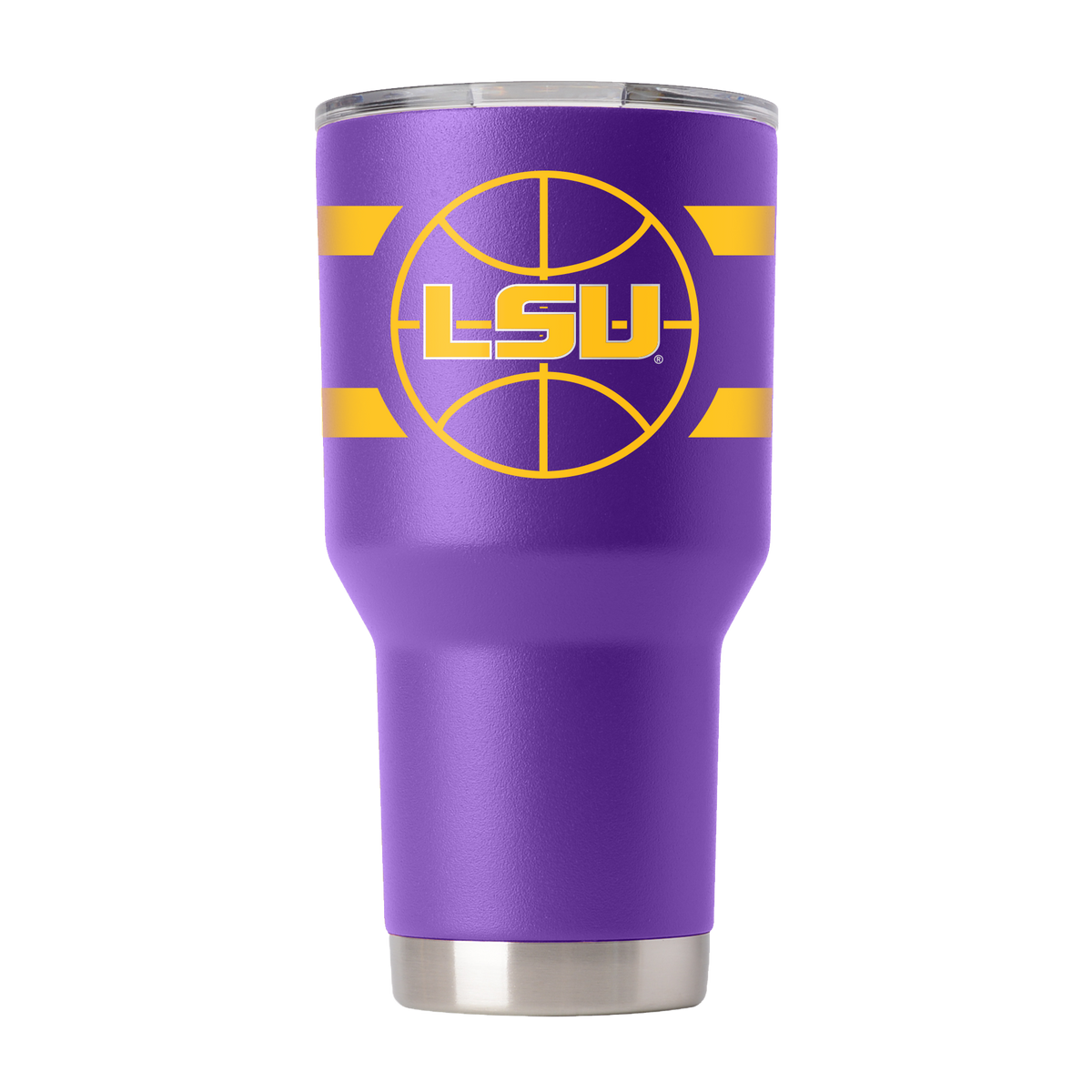 GameTime SideKicks - LSU Tigers 30 oz Purple Basketball Tumbler