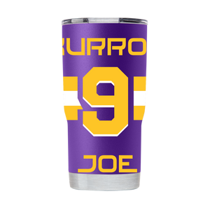 Joe Burrow 20oz Purple Tumbler