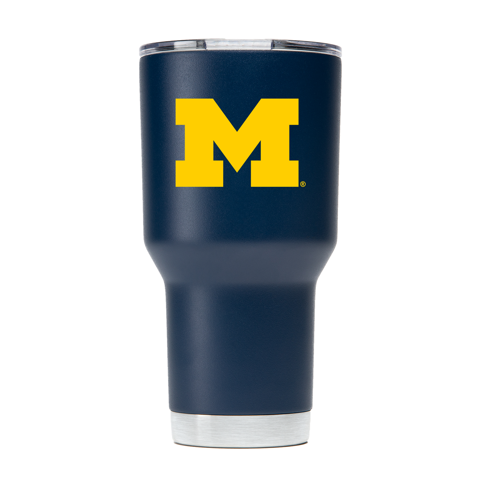 Michigan Wolverines Personalized 30oz. Laser Etched White Tumbler