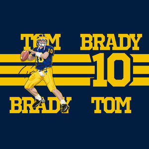 Tom Brady 20oz Navy Tumbler