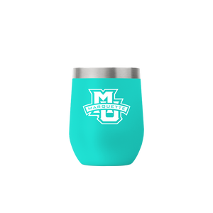 Marquette 12oz Stemless Teal Tumbler