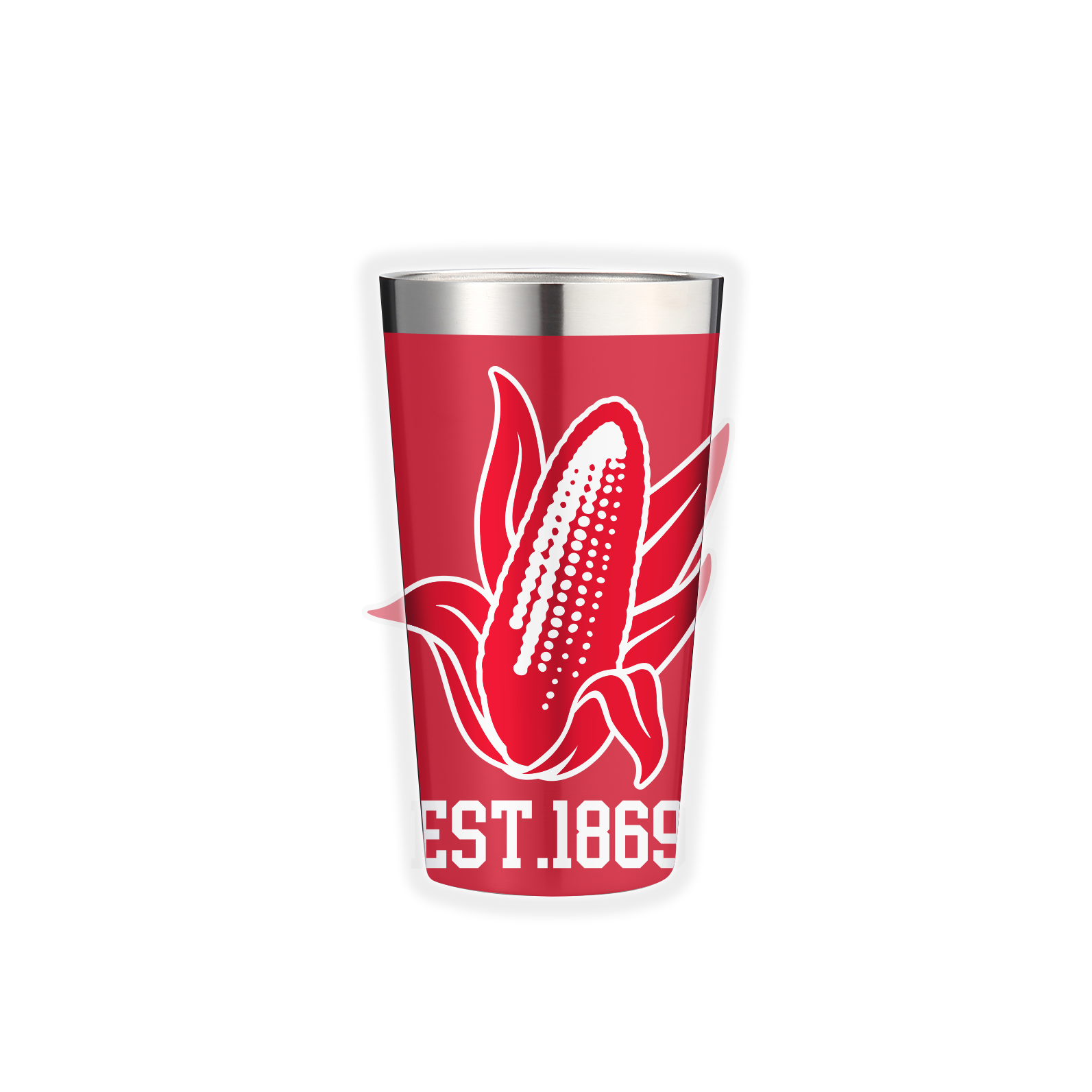 Nebraska Vault Collection 16oz Stainless Pint