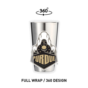 Purdue 16oz Stainless Pint