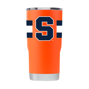 Syracuse 20oz Orange Tumbler w- Stripes