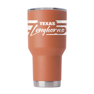 Texas 30oz Orange Script Tumbler