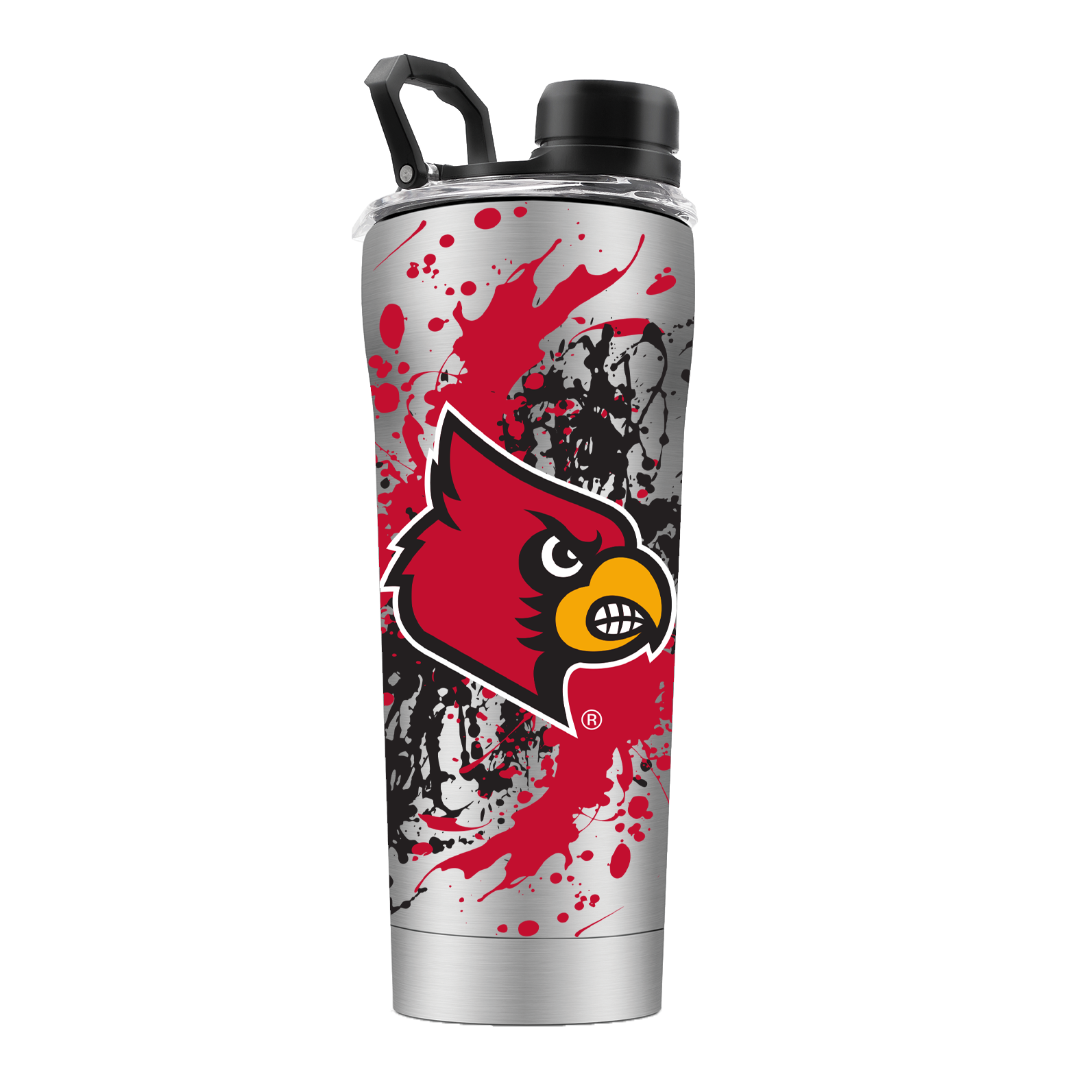 Louisville Cardinals Stripes 12 oz Stainless Steel Tumbler with