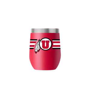 Utah 12oz Stemless Red Tumbler