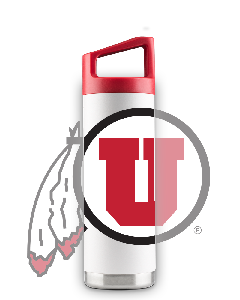 Utah Utes 16oz. Stainless Steel Water Bottle