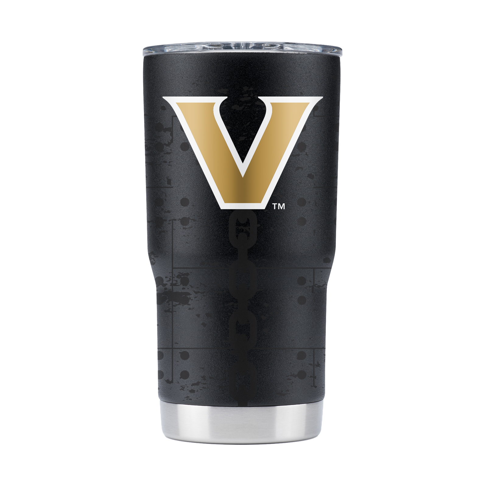 Vanderbilt 20oz Black Full Wrap Tumbler
