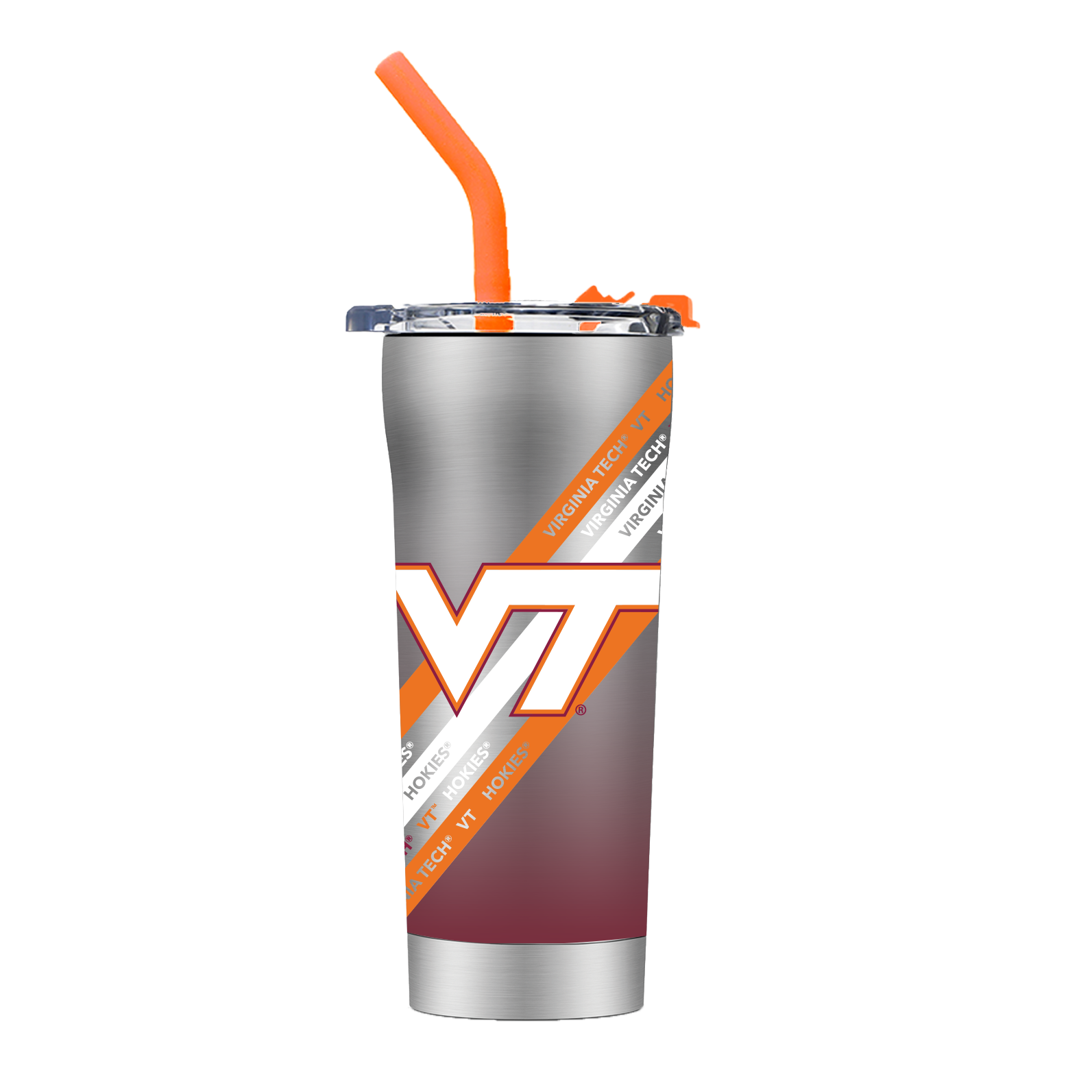 Virginia Tech Straw Tumbler