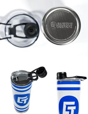 Classic 20oz White Stainless Steel Shaker